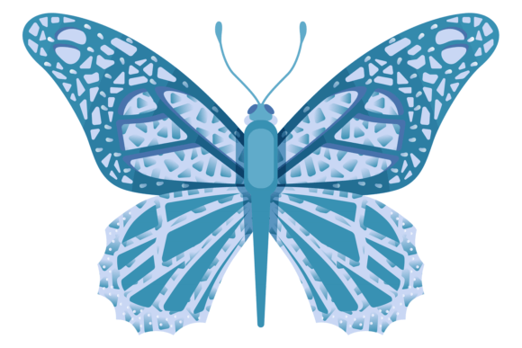 Blue Butterfly Graphics & Illustrations Review