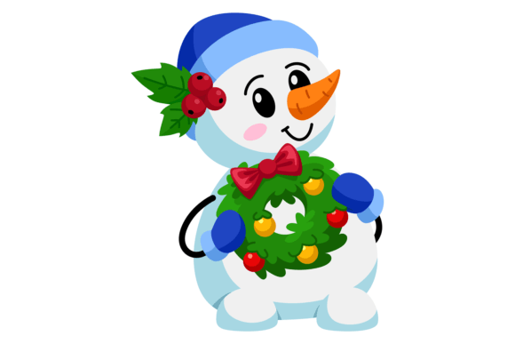 Christmas Snowman Graphics & Illustrations Review