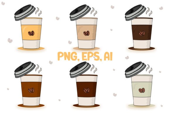 Coffee Mug Vector Illustration Graphics & Illustrations
