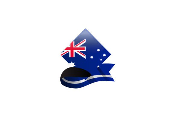 Geometric Flag Australia with Ribbon Graphics Review