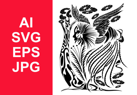Jumpimg and Fighting Rooster: A Bold Graphic for Commercial Design Sellers