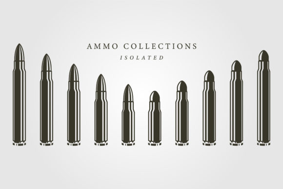 Set of Bullets Ammunition Vector Graphics Review