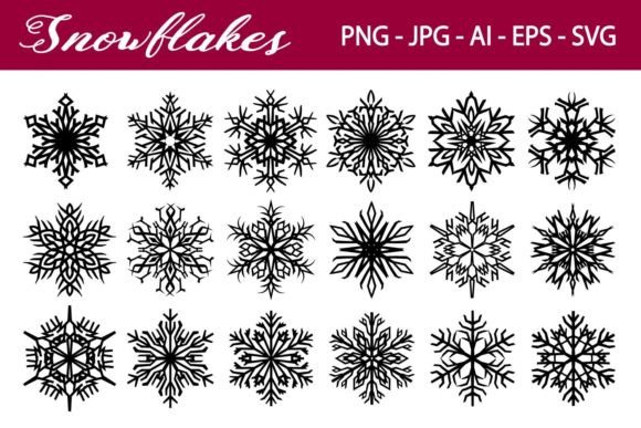 Snow Flakes Collection: Graphics & Illustrations Review