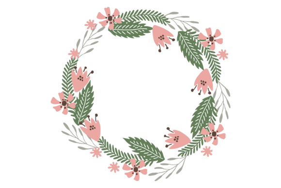 Summer Bouquet Wreath Graphics & Illustrations Review
