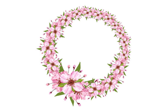Watercolor Cherry Blossom Frame Border: A Designer’s Review for Brand & Marketing Use